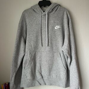 Nike Men's Heather Gray Hoodie